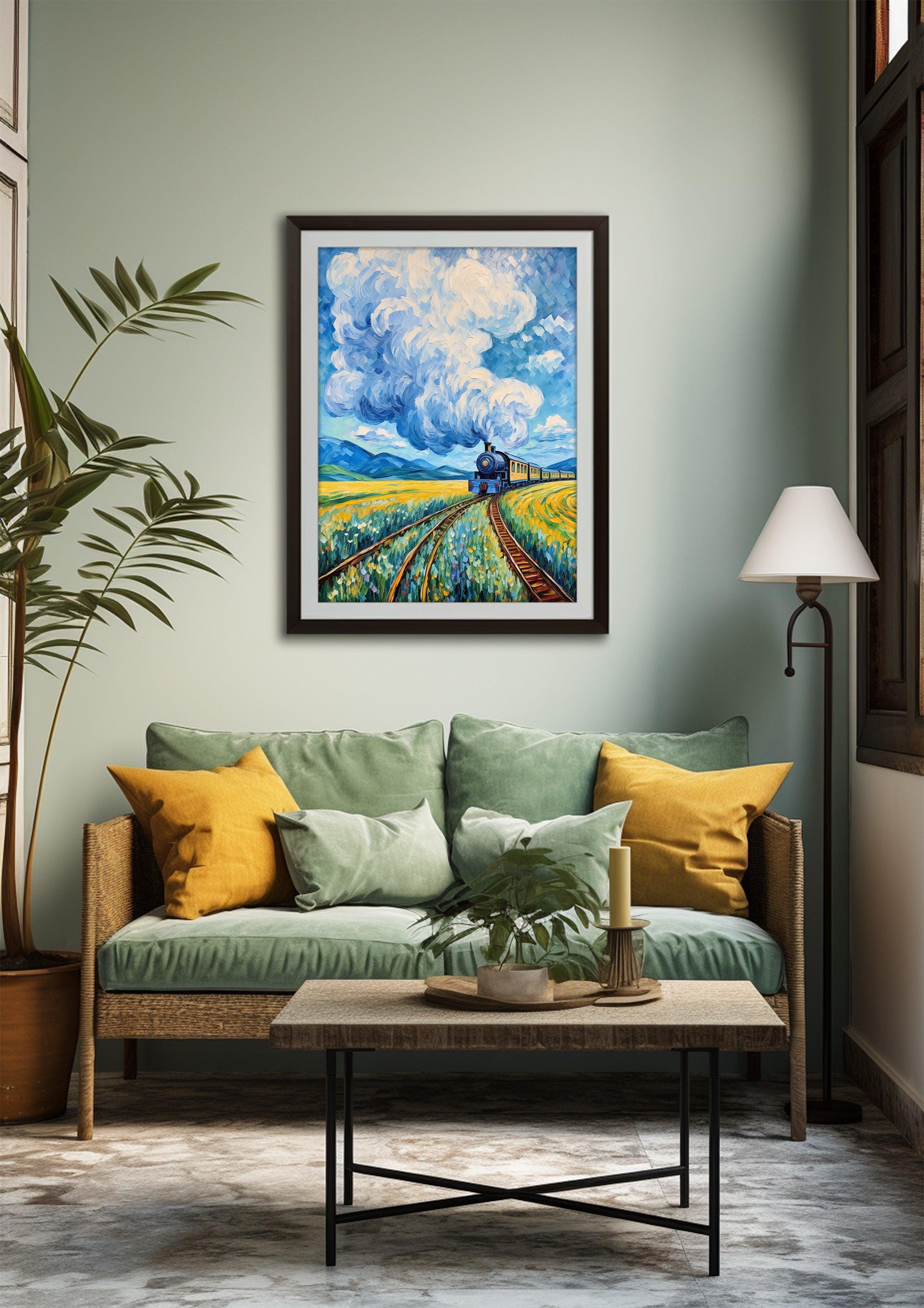 Landscape,Moody Wall Decor, Living Room Decor,High-Quality professional Giclee technique #11