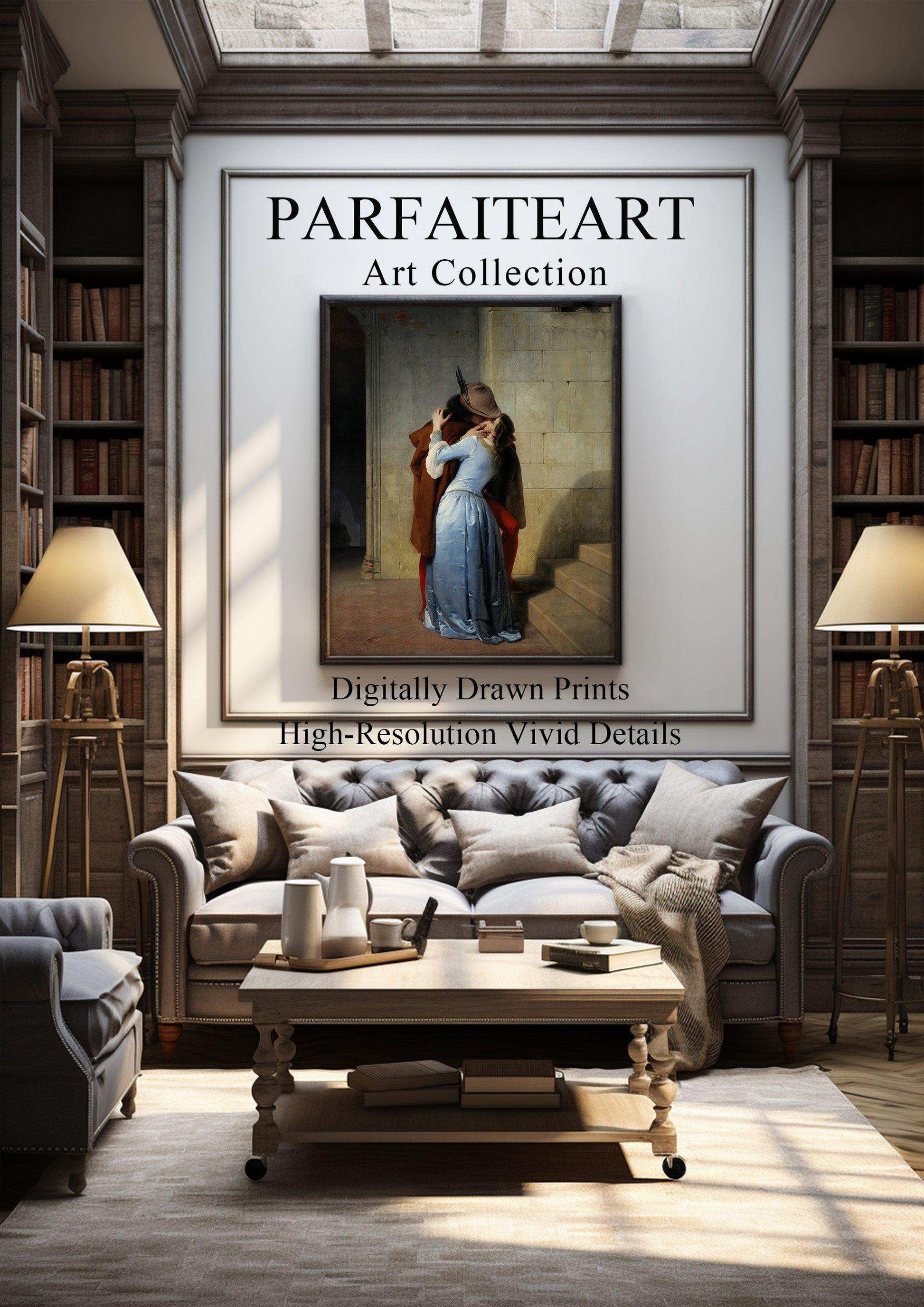 Romanticism,Wall Art,Canvas Print,Framed RC 4 - ParfaiteArt