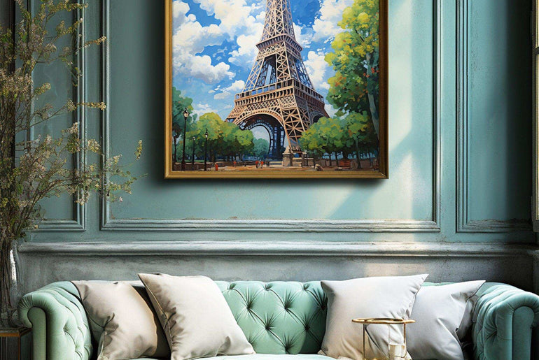 Eiffel Tower,Framed Fine Art Paper Prints，Wall art Prints for Your Home and Office Décor Needs，Vintage Wall Art Print ，Moody Wall Decor，Nature Prints Wall Art， Home Art Decor，High-Quality professional Giclee technique #13