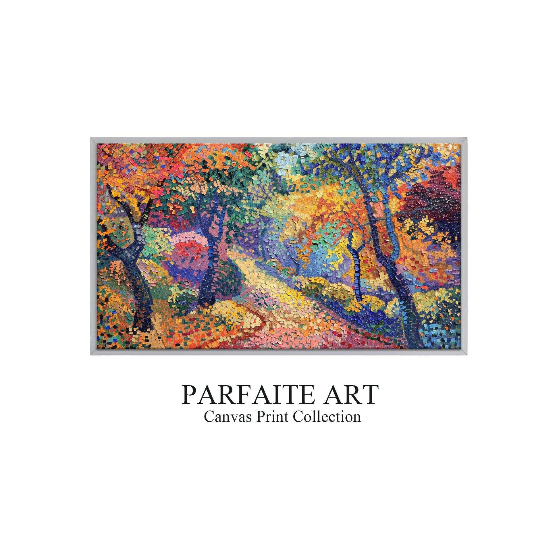 Pointillism Wall Art,Canvas Print PC 6 - ParfaiteArt