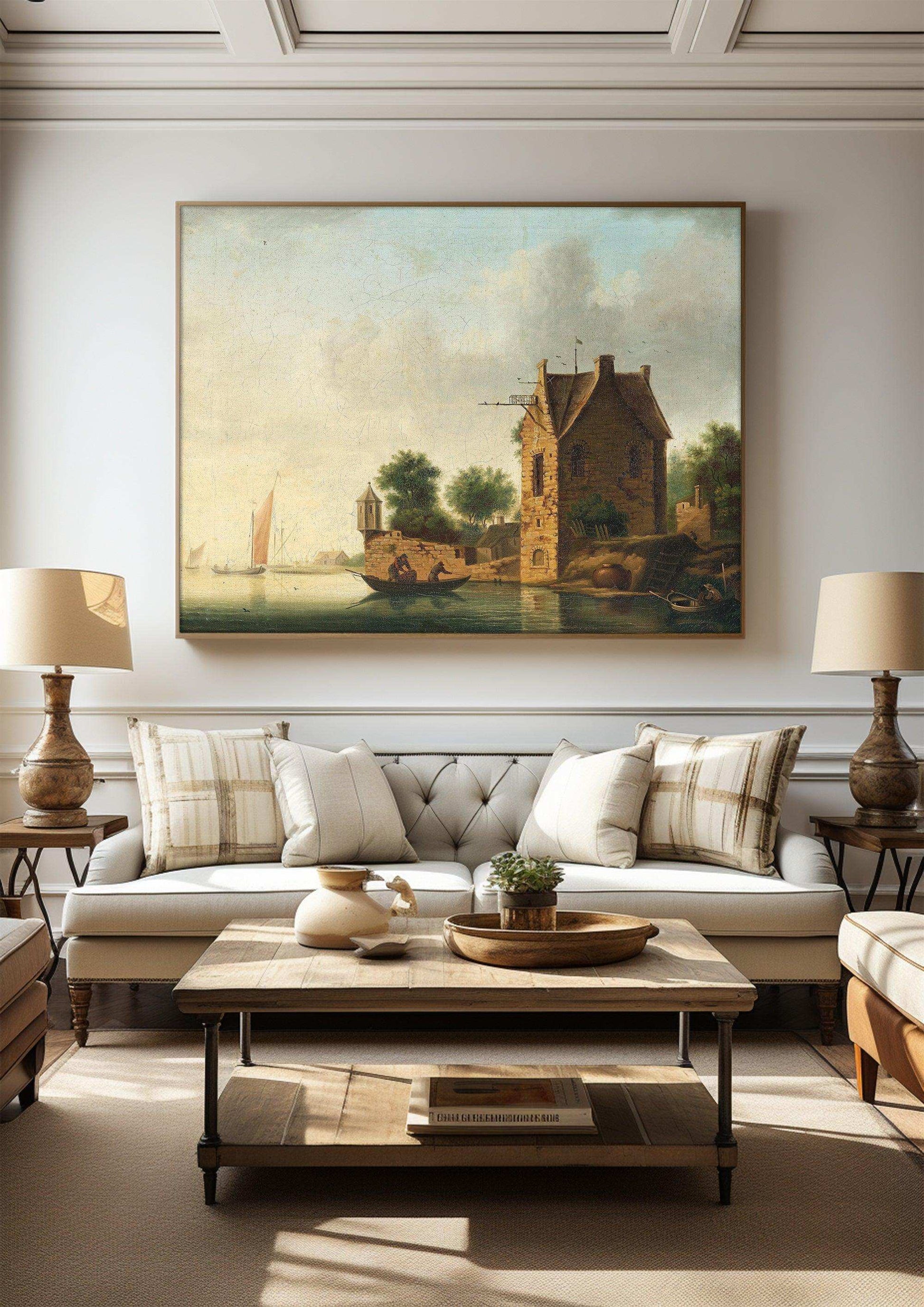 World Artistry Series - Moody Giclée Landscape Canvas Prints for Home Ambiance #39