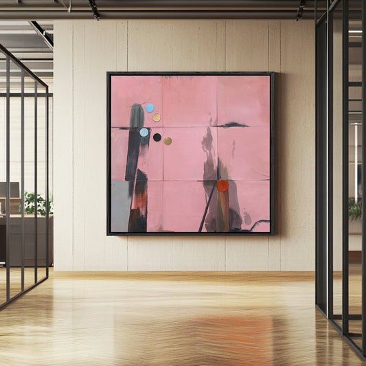 Harmonious Dissonance in Blush Tones