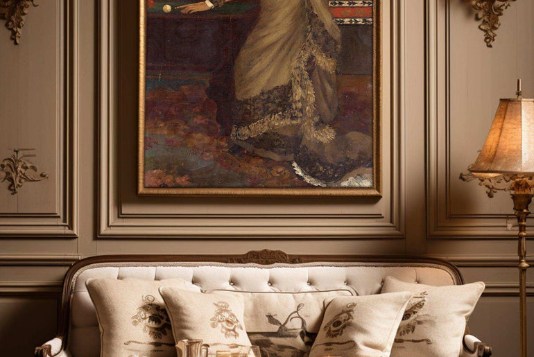 Romanticism,Wall Art,Canvas Print,Framed RC 5 - ParfaiteArt