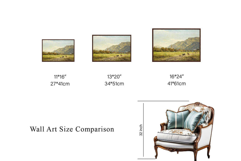 Classical Framed Giclée Prints of Landscapes,Wall Art #50