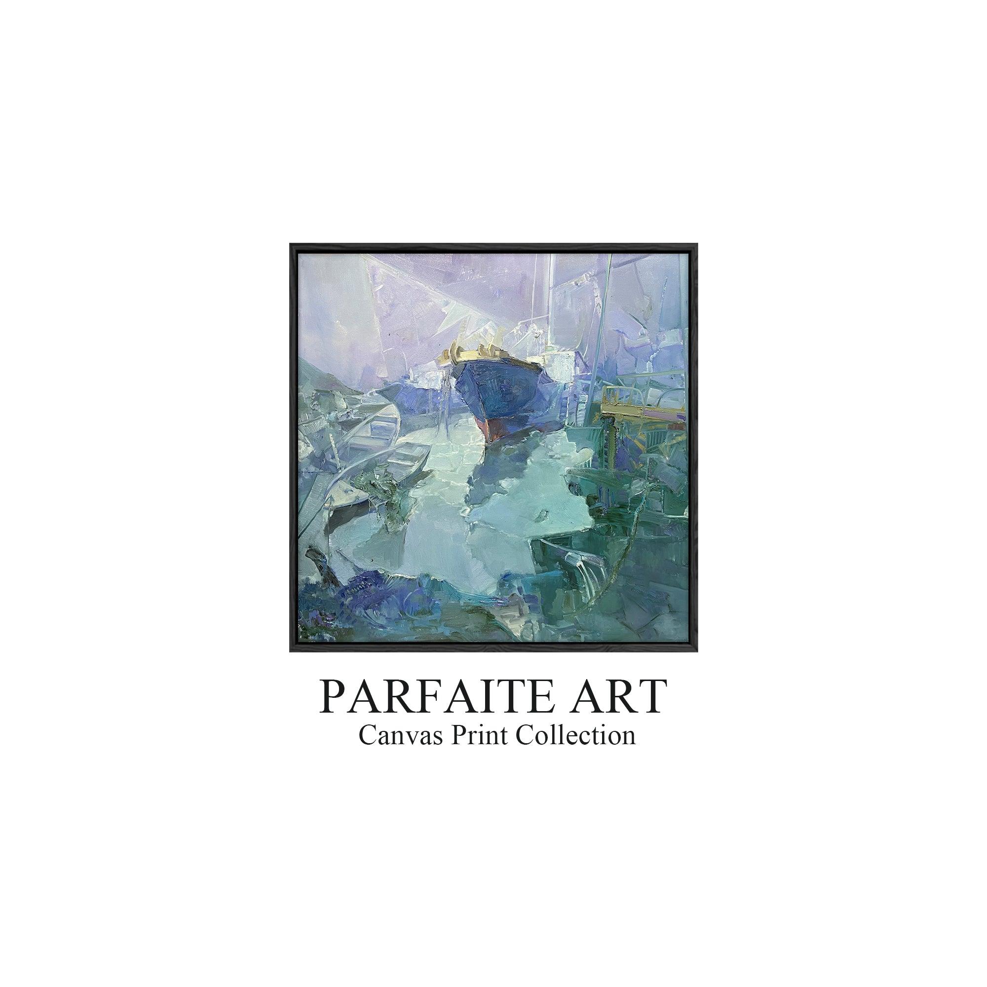 Original Painting,Handmade,Canvas Print,Abstract Art,Landscape,Art Decor For Living Room O17 - ParfaiteArt