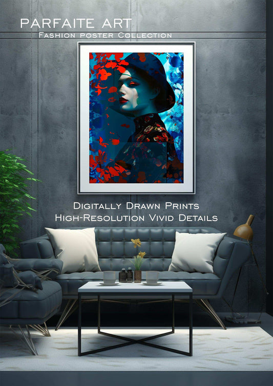 Fashion Poster| Fashion Wall Art Decor |Gallery-quality art prints|Advanced Poster Design|bedroom livingroom,Hotel Decoration|PRINTABLE Art |Digital Download