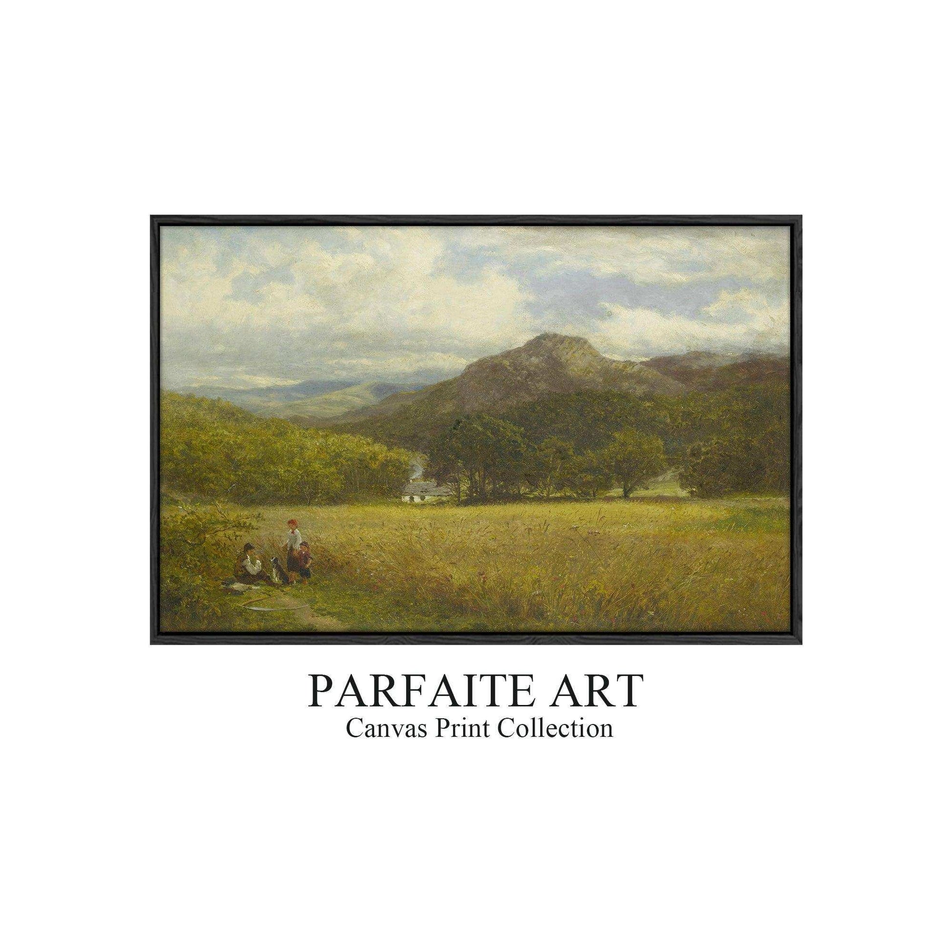 Landscape Canvas Painting Prints,Giclée Printing Technique#51 Black