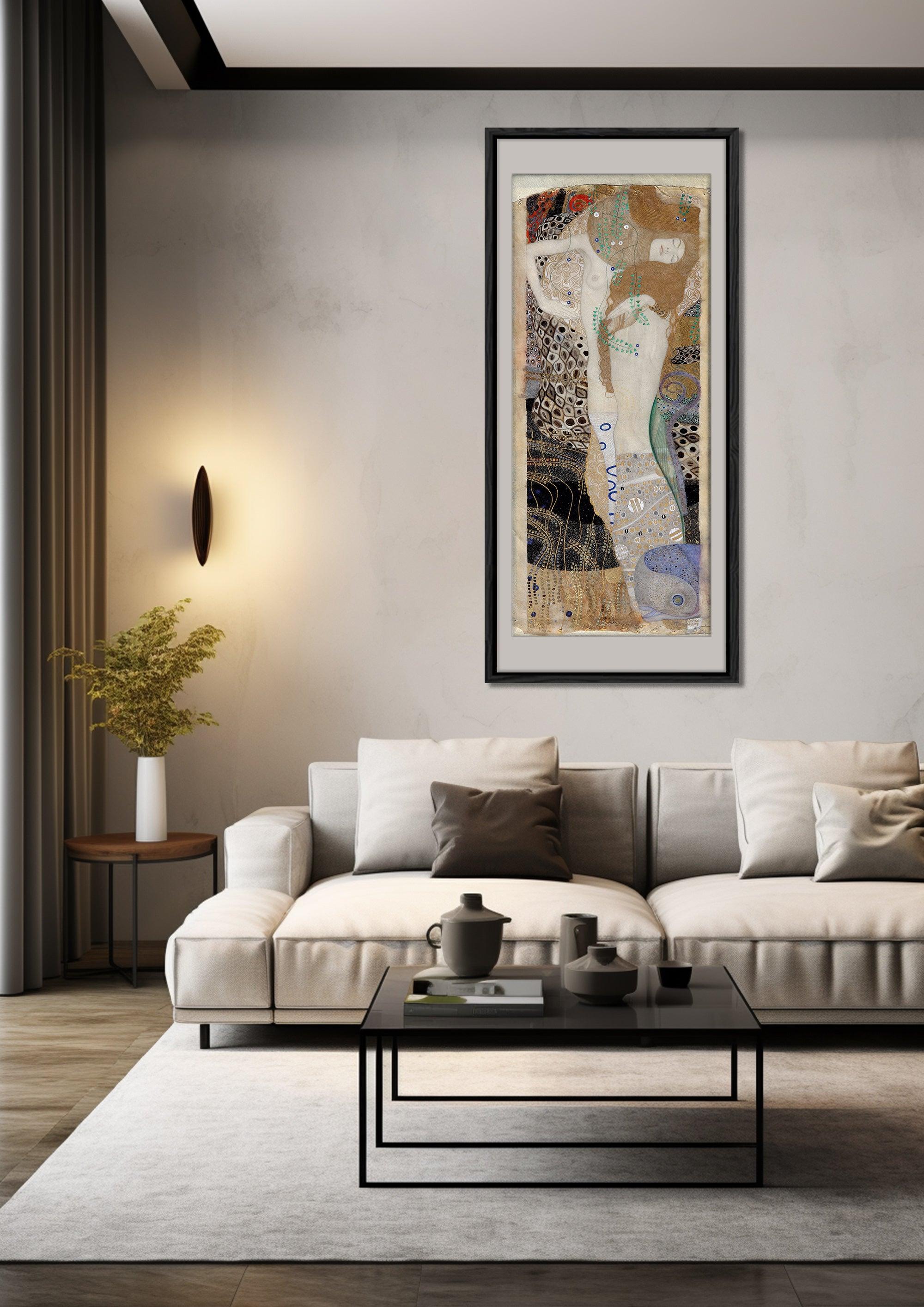 Symbolism,Klimt,Wall Art,Frame Fine Art Paper Print SF 2 - ParfaiteArt