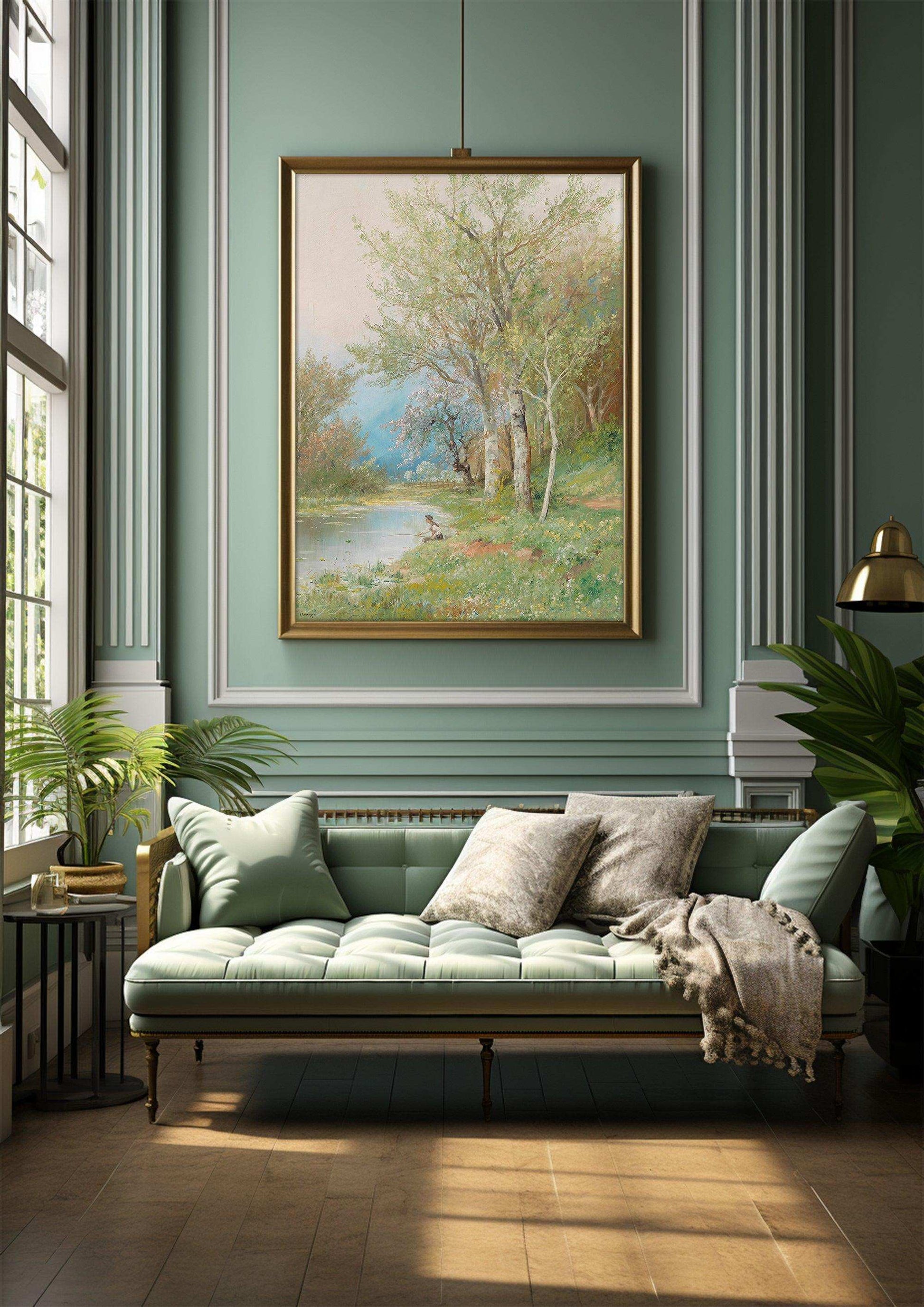 World Famous Landscape Canvas Prints - A Panorama of Elegance for Your Home，Wood Framed Canvas Prints