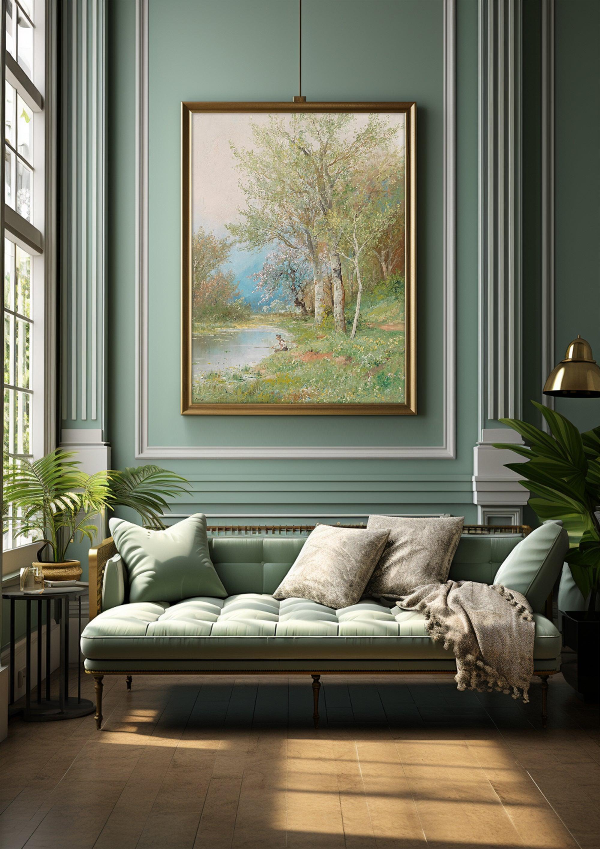 World Famous Landscape Canvas Prints - A Panorama of Elegance for Your Home，Wood Framed Canvas Prints
