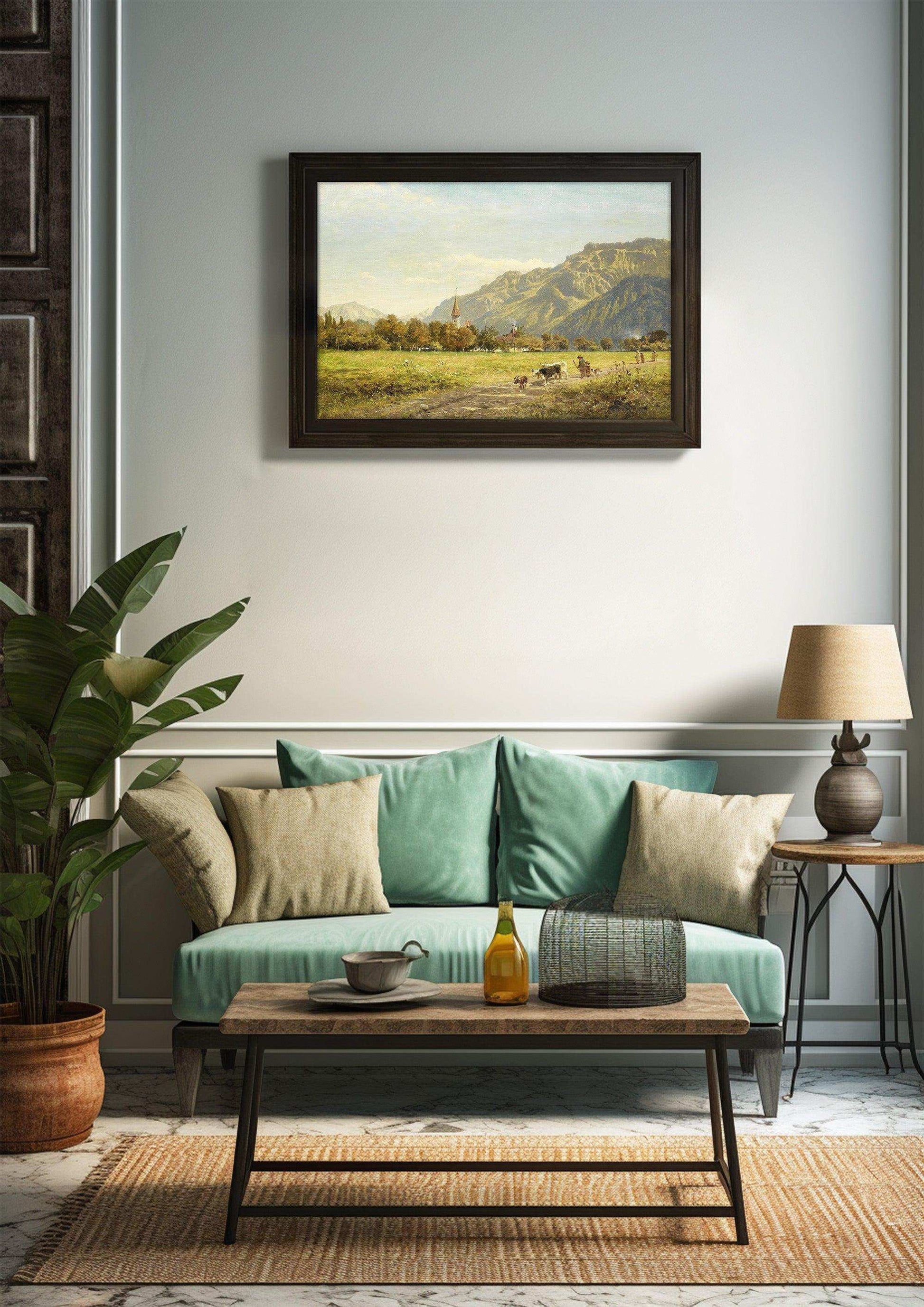 Classical Framed Giclée Prints of Landscapes,Wall Art #50