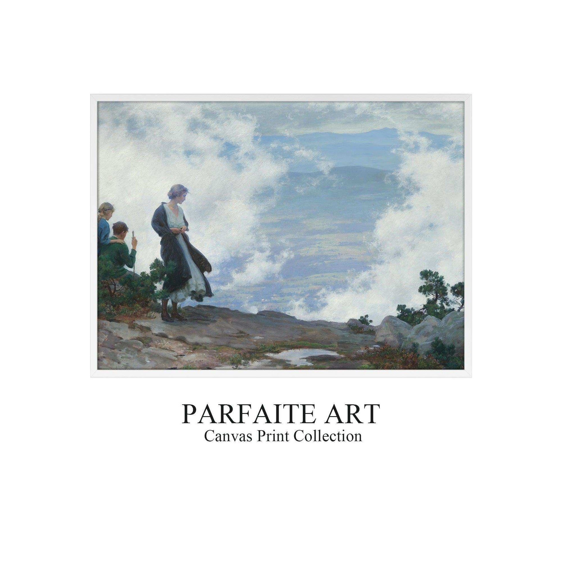 Romanticism,Wall Art,Canvas Print,Framed RC 2 - ParfaiteArt