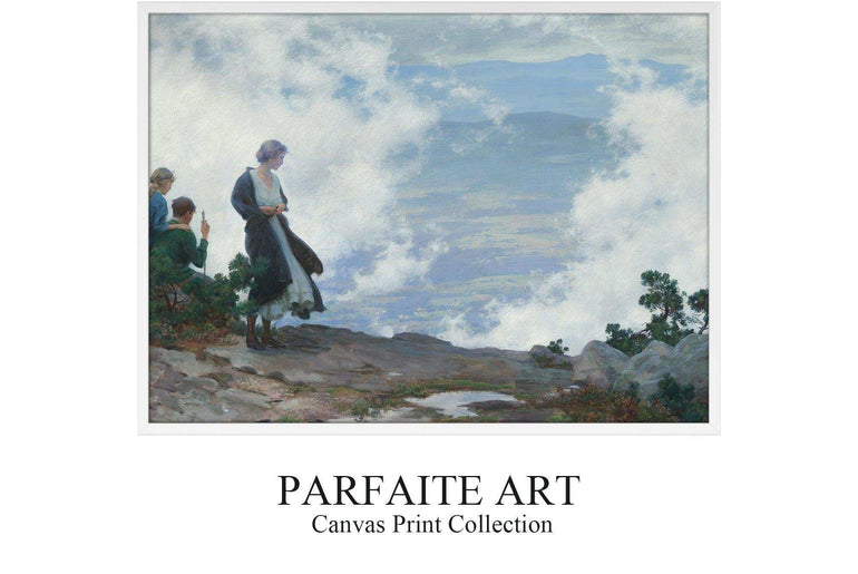 Romanticism,Wall Art,Canvas Print,Framed RC 2 - ParfaiteArt