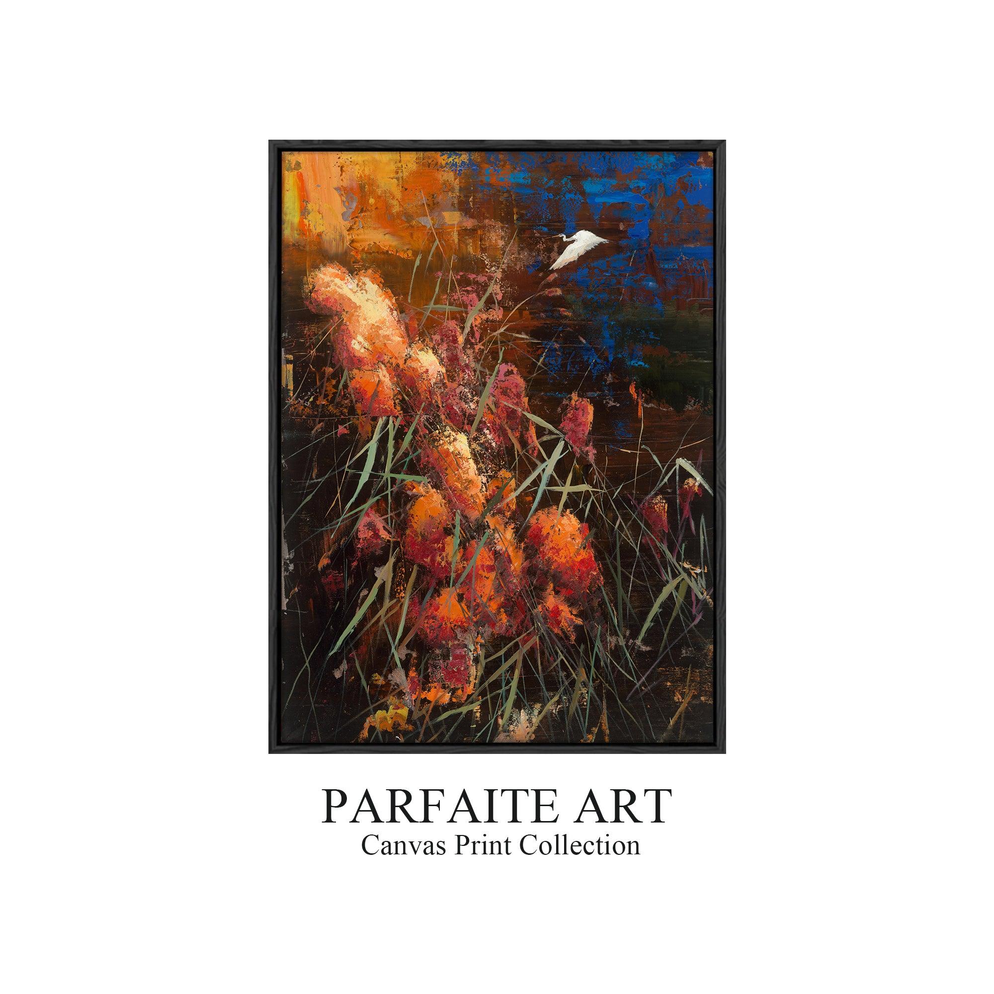 Abstract Art Styles Botanical,Giclée Prints,Framed Canvas Printable #113