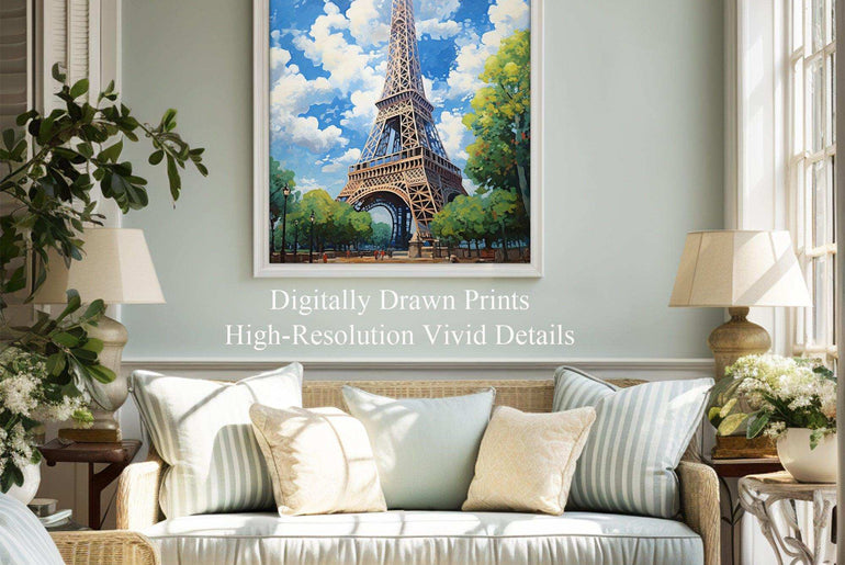 Eiffel Tower,Framed Fine Art Paper Prints，Wall art Prints for Your Home and Office Décor Needs，Vintage Wall Art Print ，Moody Wall Decor，Nature Prints Wall Art， Home Art Decor，High-Quality professional Giclee technique #13