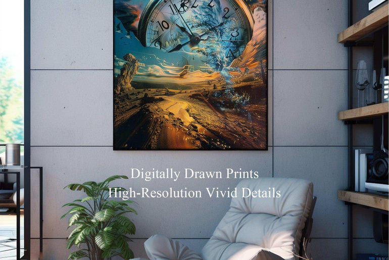 Surrealism,High-Quality Giclée Framed,Poster,Wall Art SPF 17 - ParfaiteArt