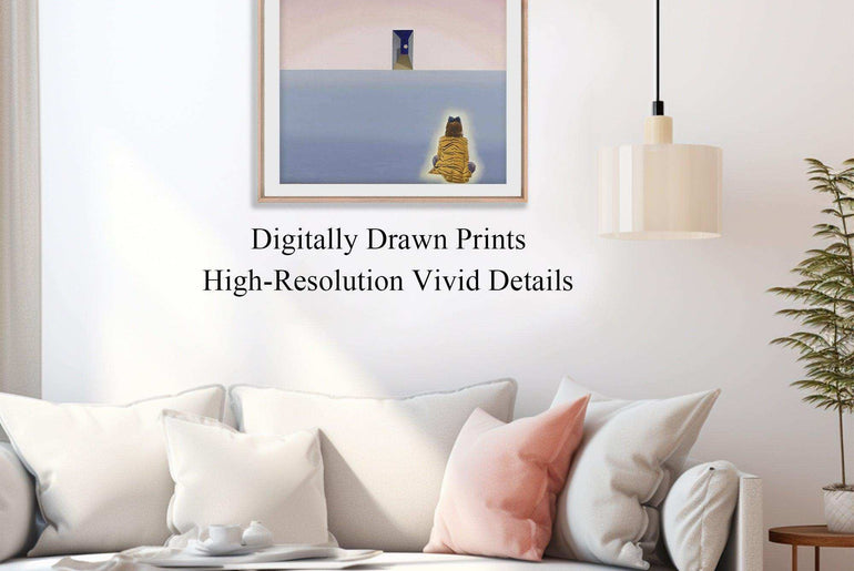 Surrealism,High-Quality Giclée Framed,Poster,Wall Art SPF 12 - ParfaiteArt