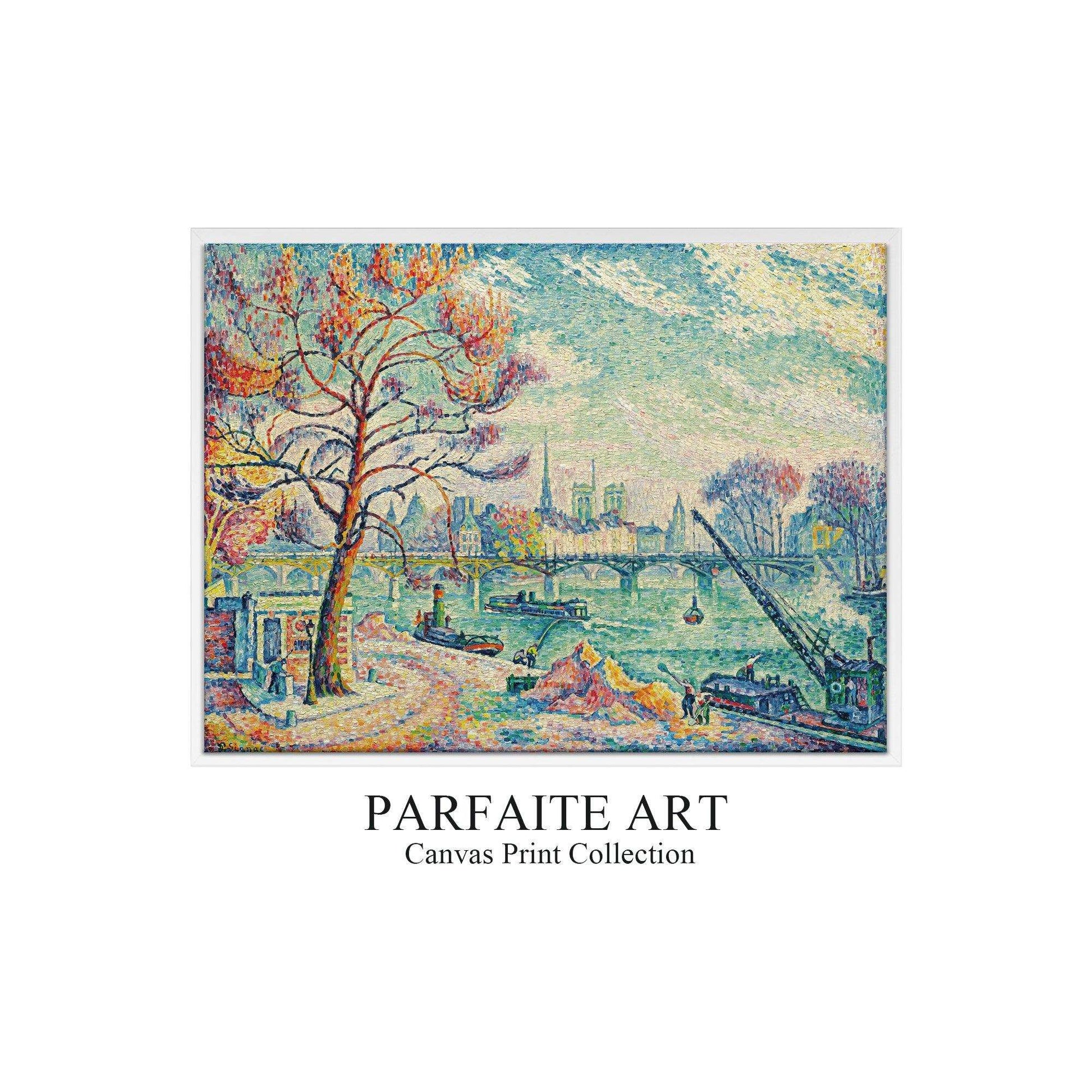 Pointillism Wall Art,Canvas Print PC 13 - ParfaiteArt