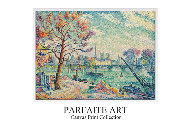 Pointillism Wall Art,Canvas Print PC 13 - ParfaiteArt