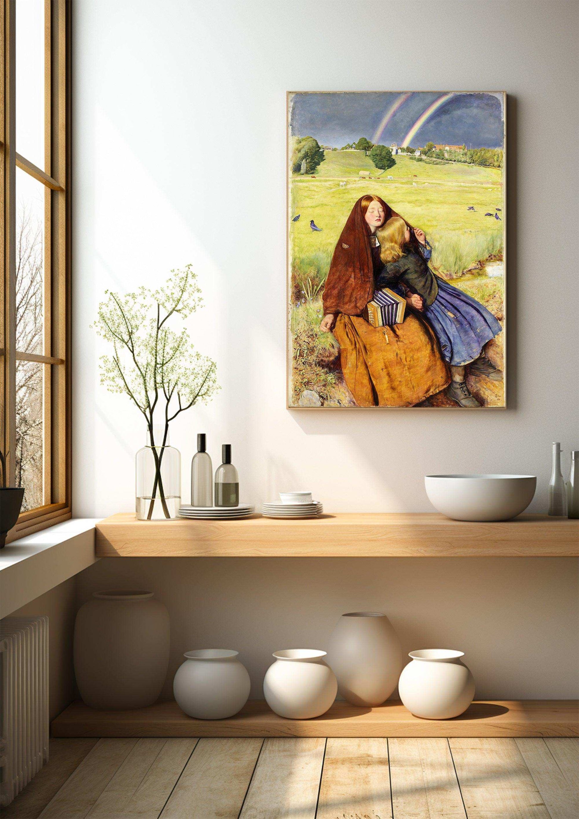 Romanticism,Wall Art,Canvas Print,Framed RC 16 - ParfaiteArt