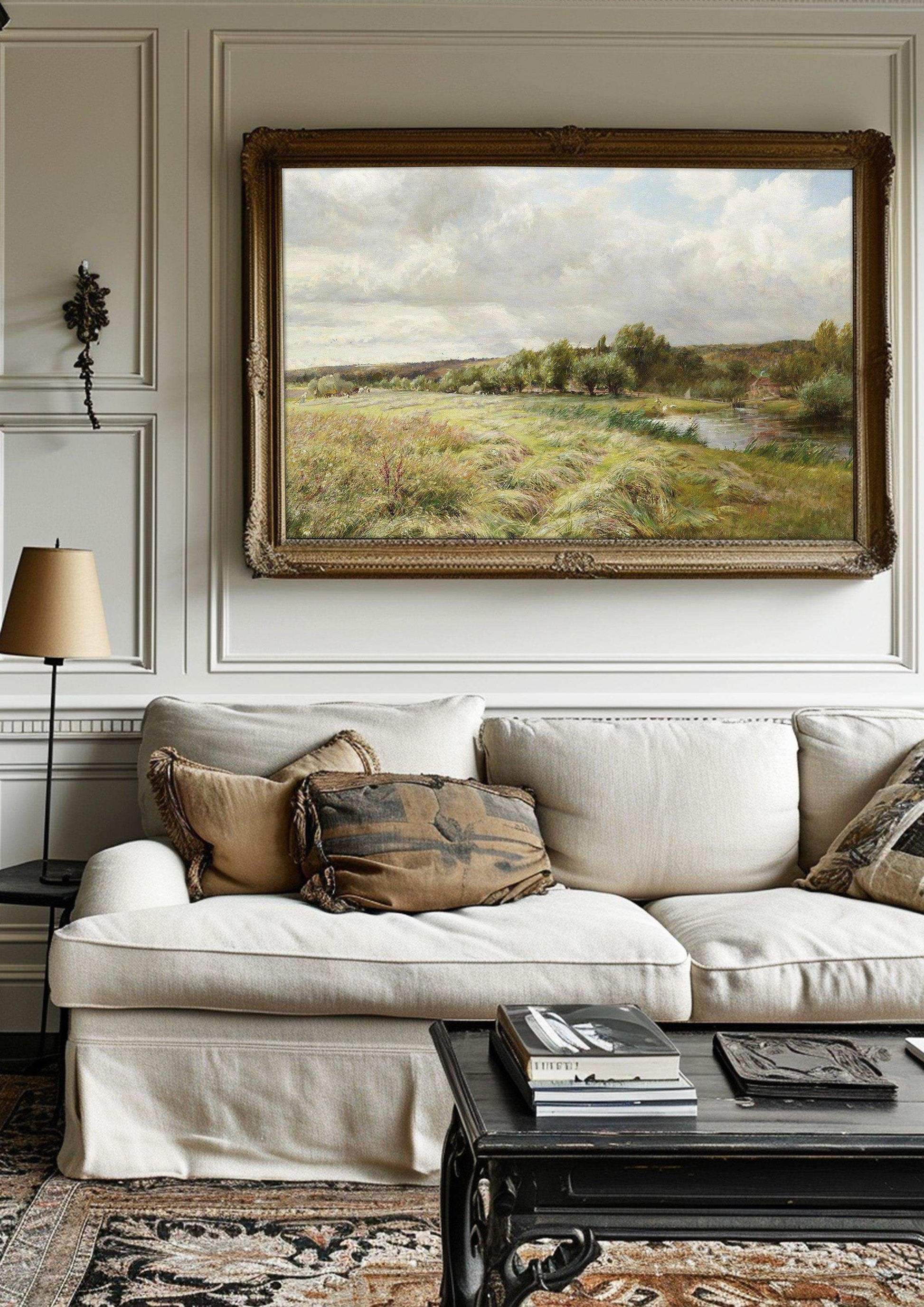 Vintage-Inspired Framed Giclée Landscape Prints #48