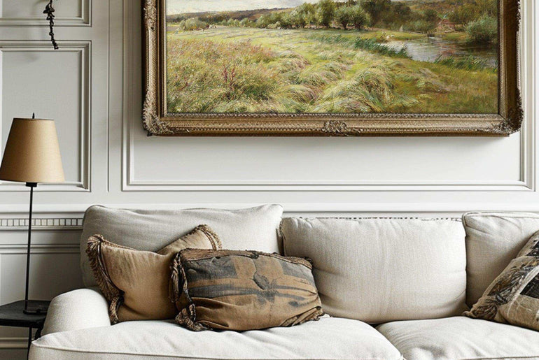 Vintage-Inspired Framed Giclée Landscape Prints #48