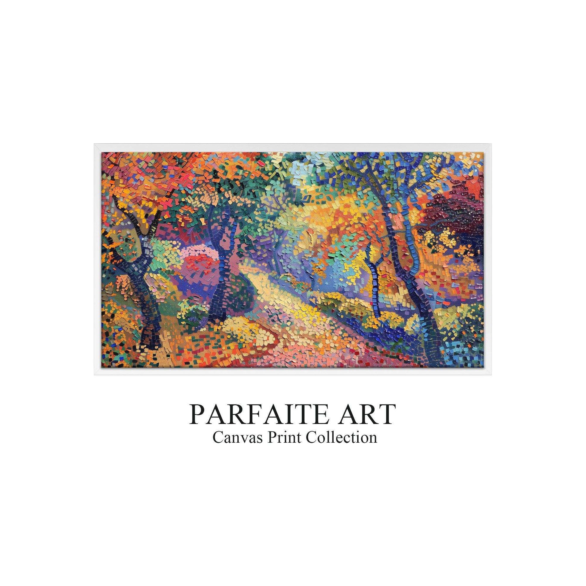 Pointillism Wall Art,Canvas Print PC 6 - ParfaiteArt