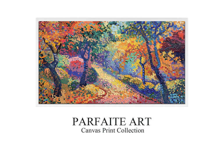 Pointillism Wall Art,Canvas Print PC 6 - ParfaiteArt