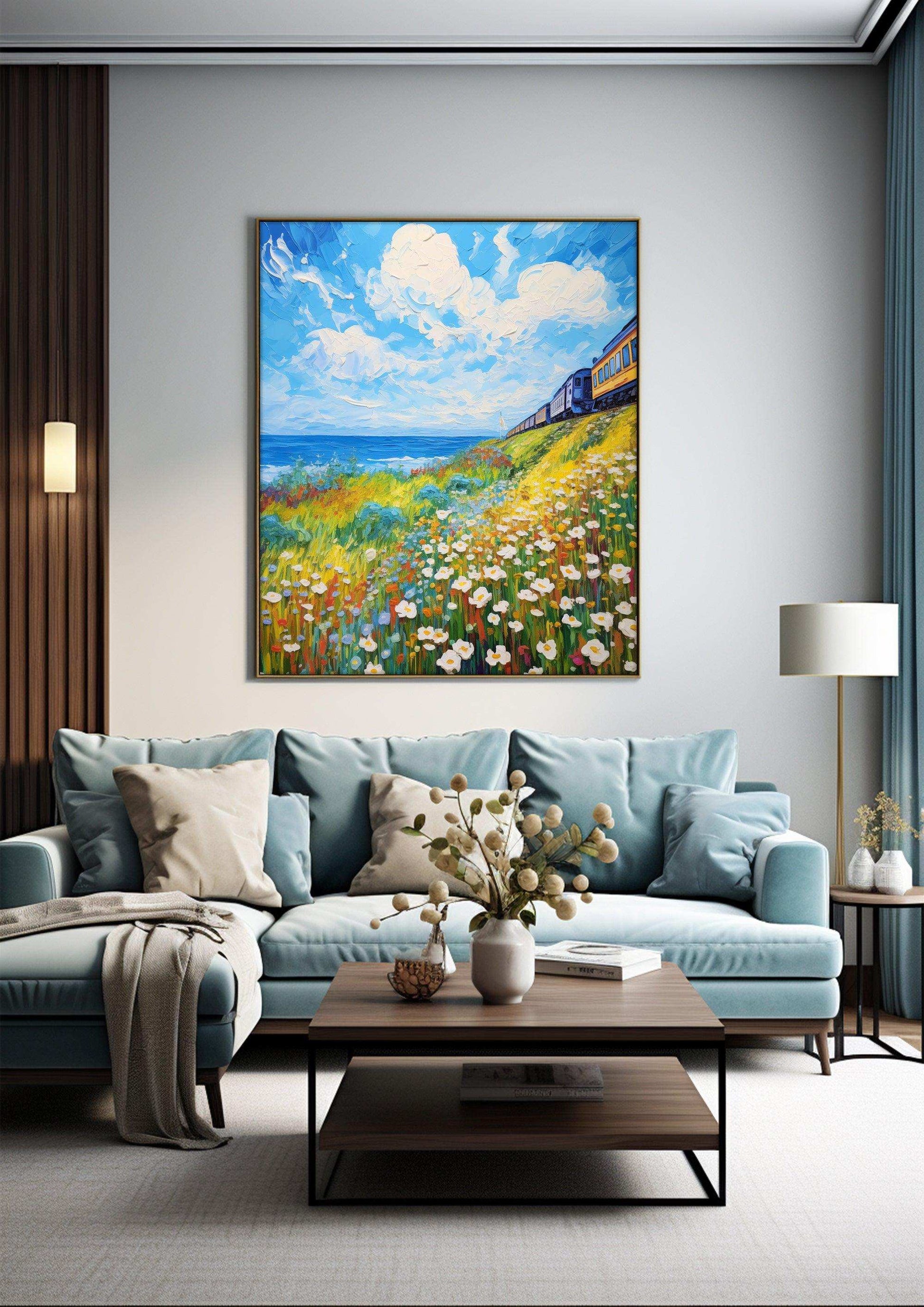 Landscape,Decorative Painting,Living room,Kids Gifts,Digital Download