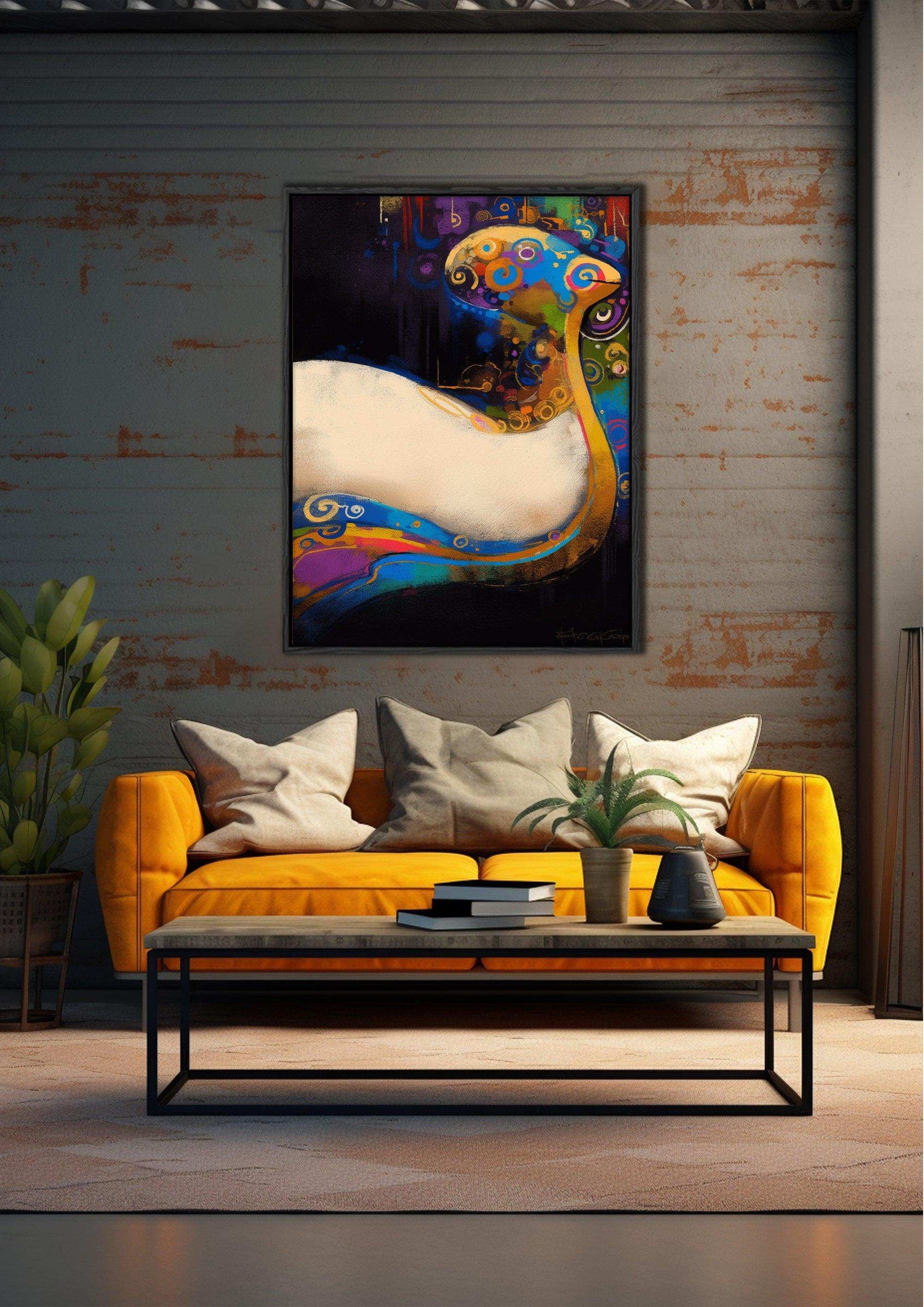 Surrealism,High-Quality Giclée Framed,Poster,Wall Art SPF 19 - ParfaiteArt