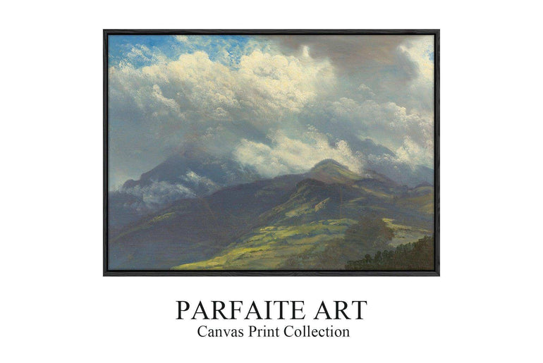 Landscape Canvas Painting Prints,Wall Art,Giclée Printing Technique Black