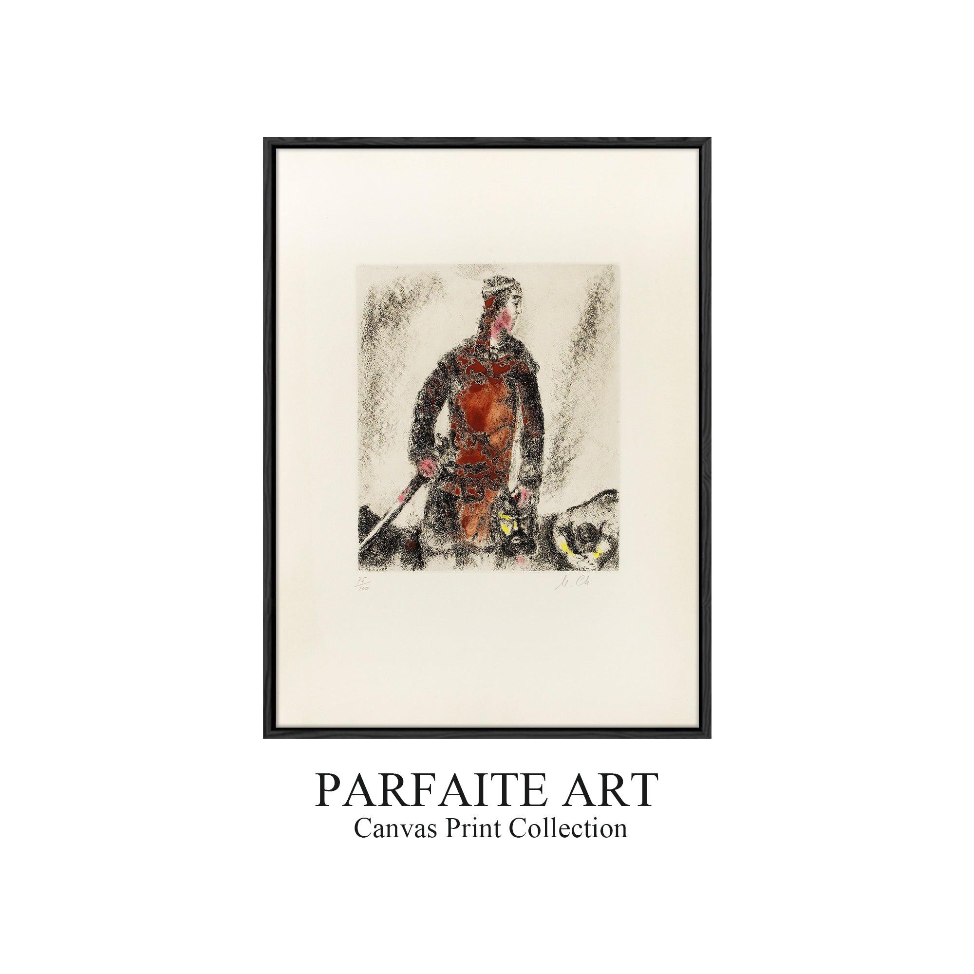 Primitivism,Sketch,Wall Art,Fine Art Paper Print PF 2 - ParfaiteArt