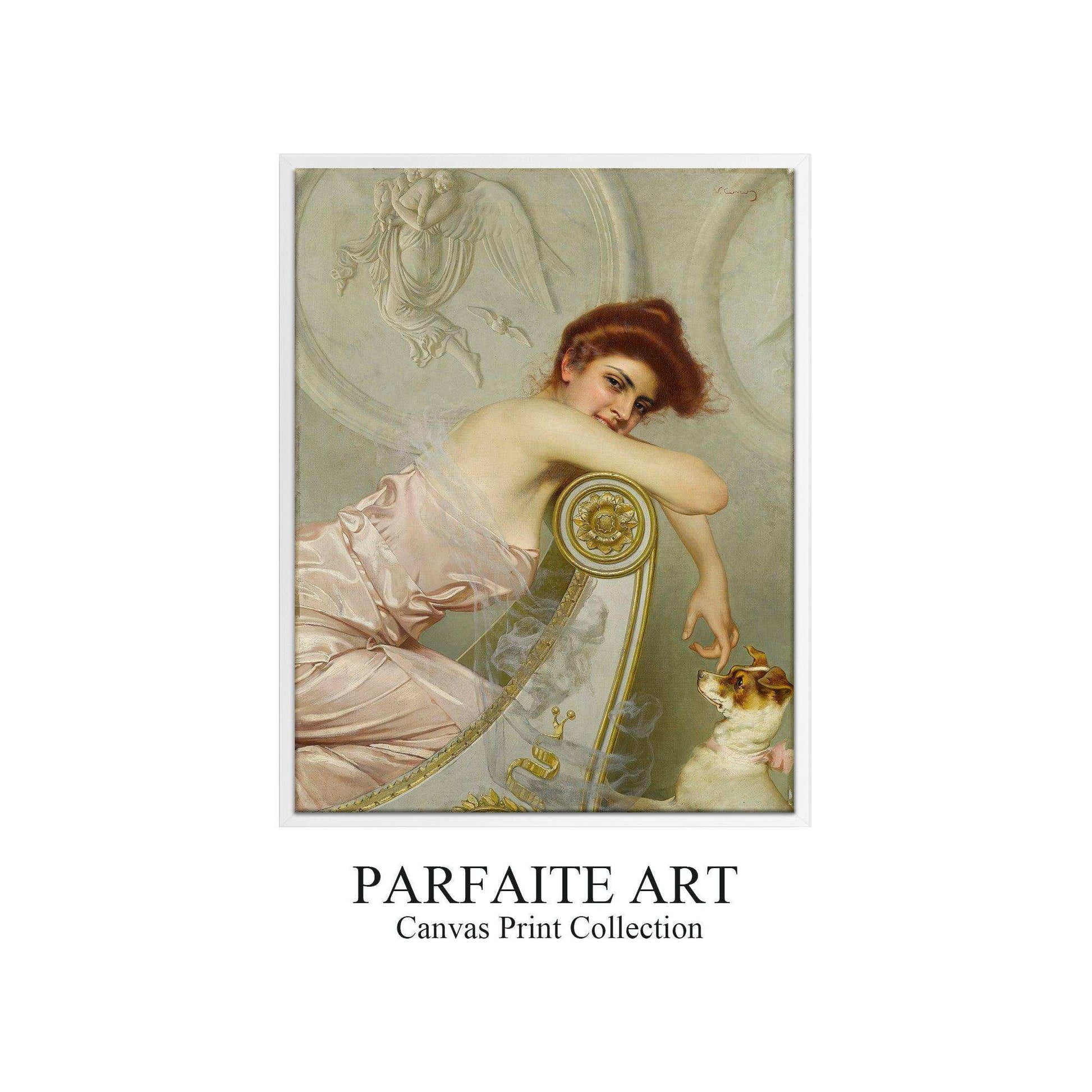 Romanticism,Wall Art,Canvas Print,Framed RC 14 - ParfaiteArt