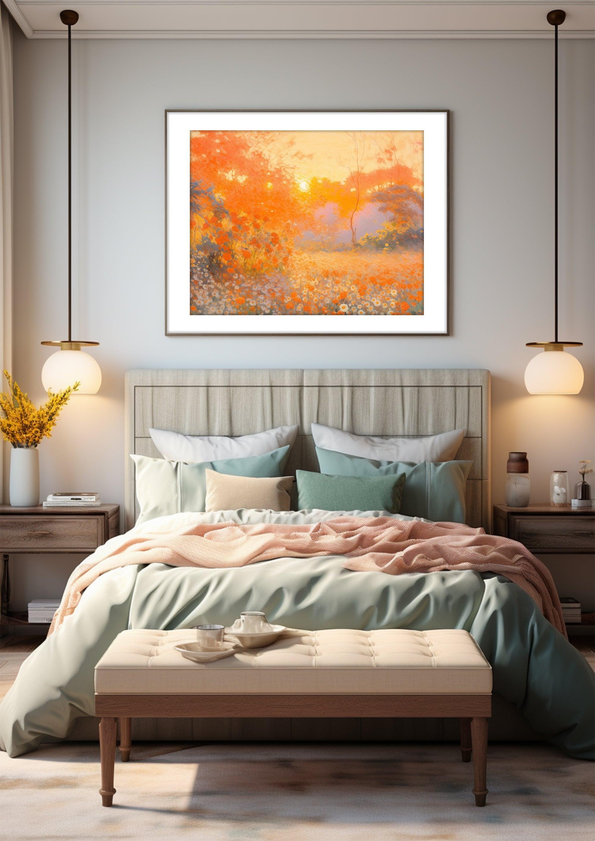 Impressionism Landscape| Vintage Wall Art Decor|Decorative Painting| Wall Art Canvas Print |Living Room, Dining Room|PRINTABLE Art |Digital Download