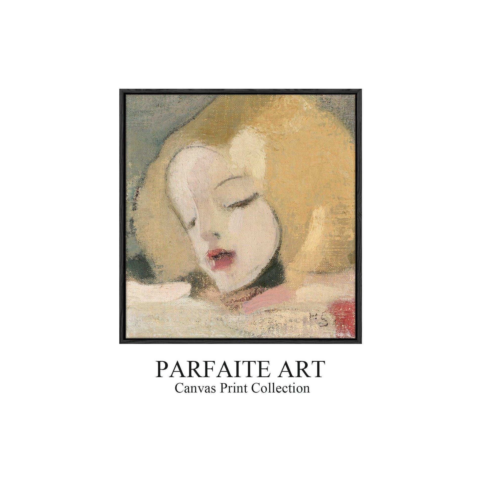 Classic Vintage Wall Art Prints: Giclée Quality, World-Renowned Paintings & Art Deco Prints, Expressionism Oil Painting - Available on Printable Canvas #88 Black