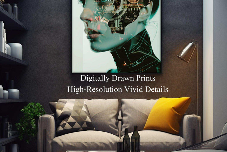 Surrealism,High-Quality Giclée Framed,Poster,Wall Art SPF 16 - ParfaiteArt