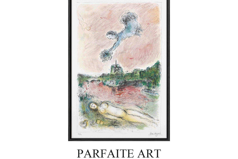 Primitivism,Watercolor,Wall Art,Fine Art Paper Print PF 8 - ParfaiteArt