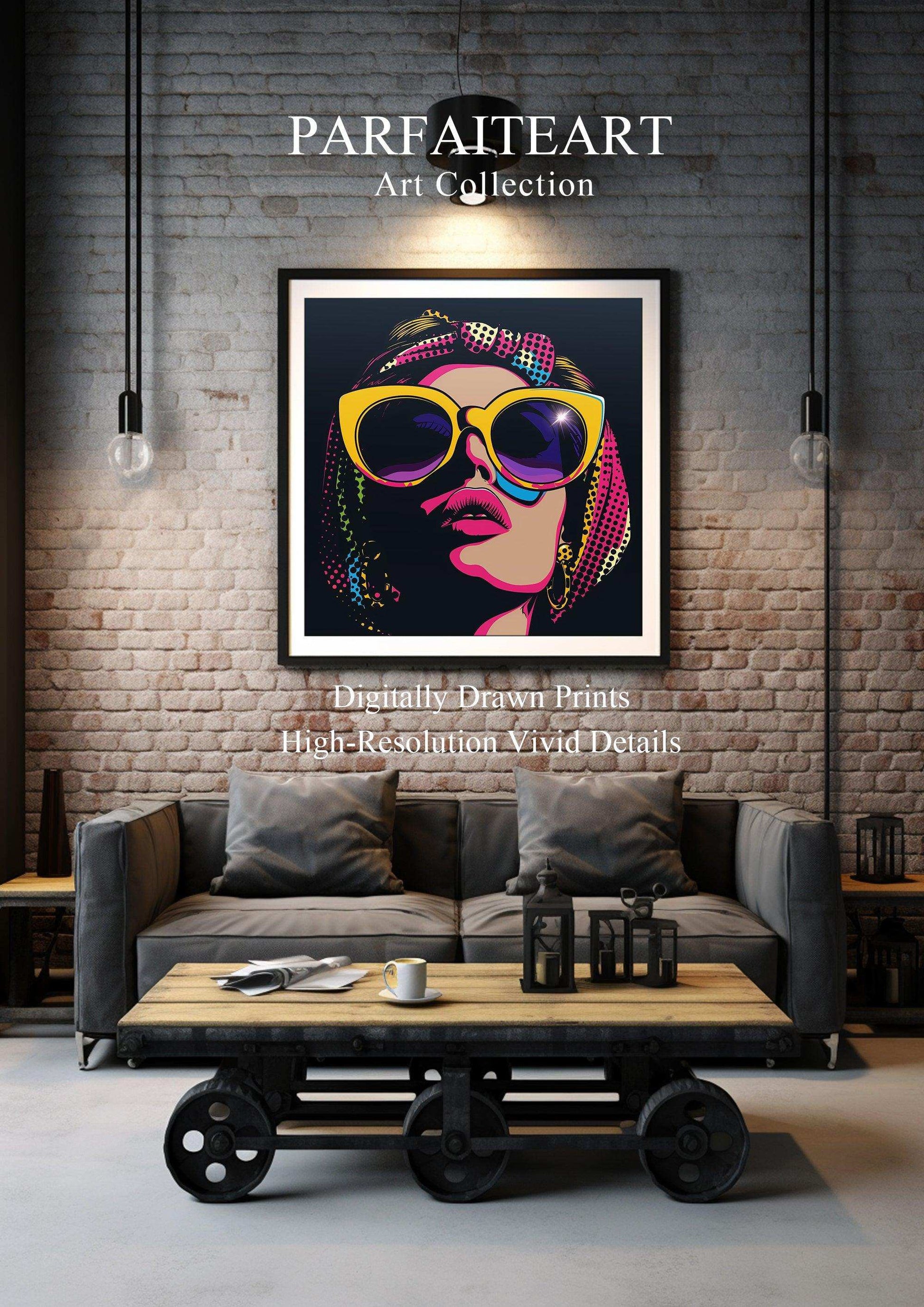 Pop Art, Wall Art,Framed Paper Prints,Poster PP 8 - ParfaiteArt