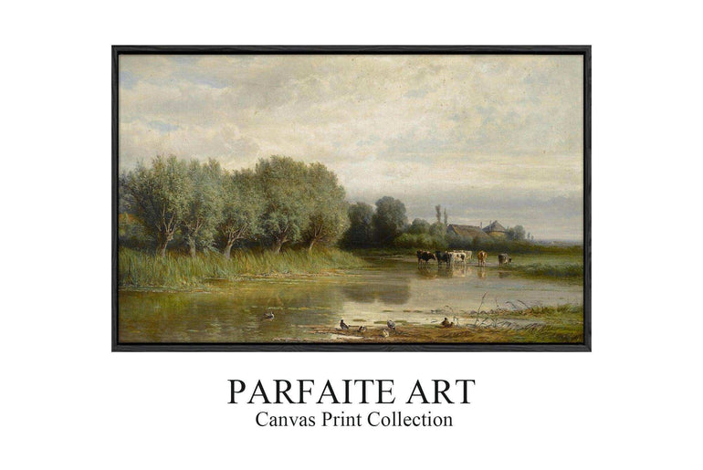 Classic Visions Giclée - Prestigious Landscape Canvas Prints for Home Elegance Black