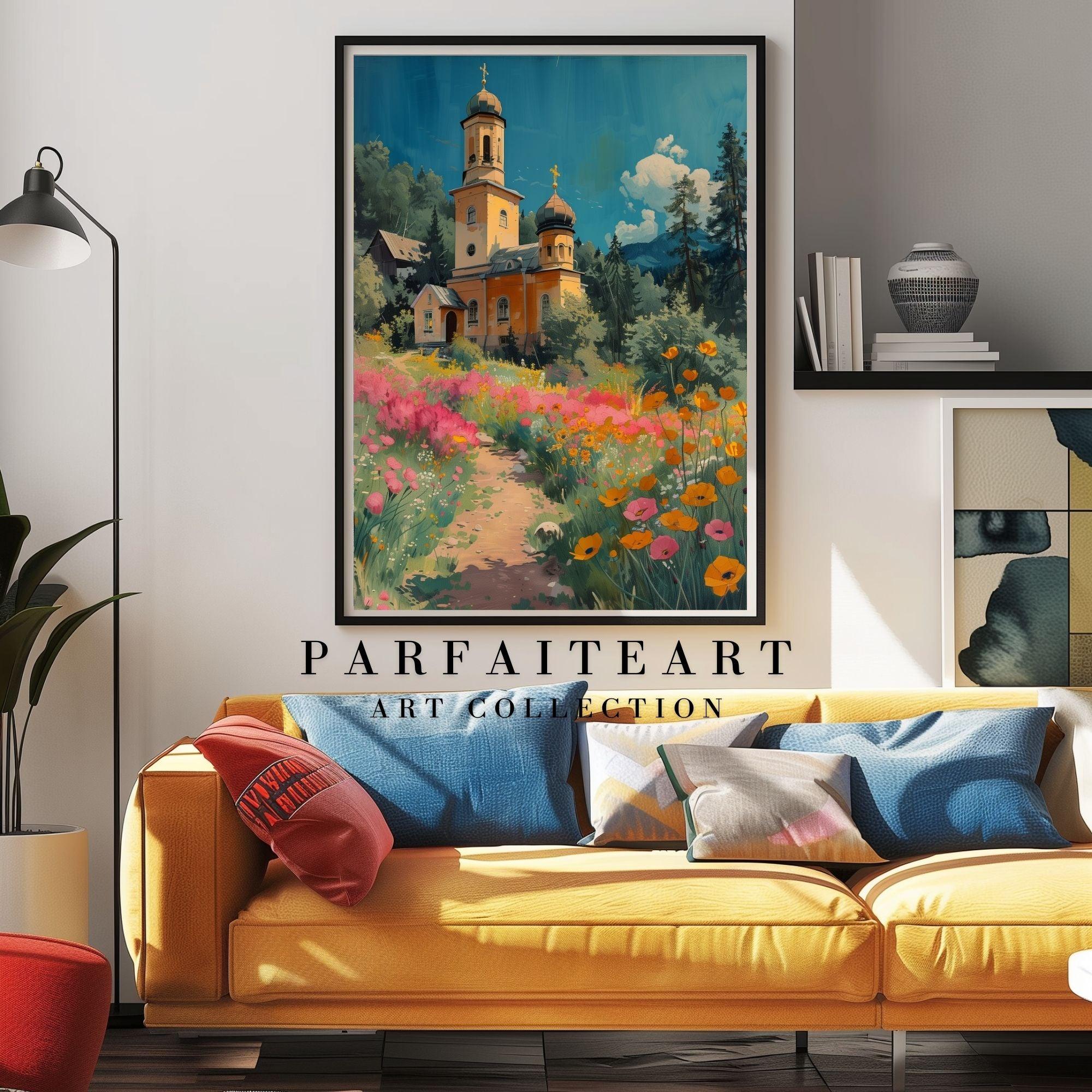 Landscape,Illustration,Wall Art,Home Decor,Digital Download Files P4