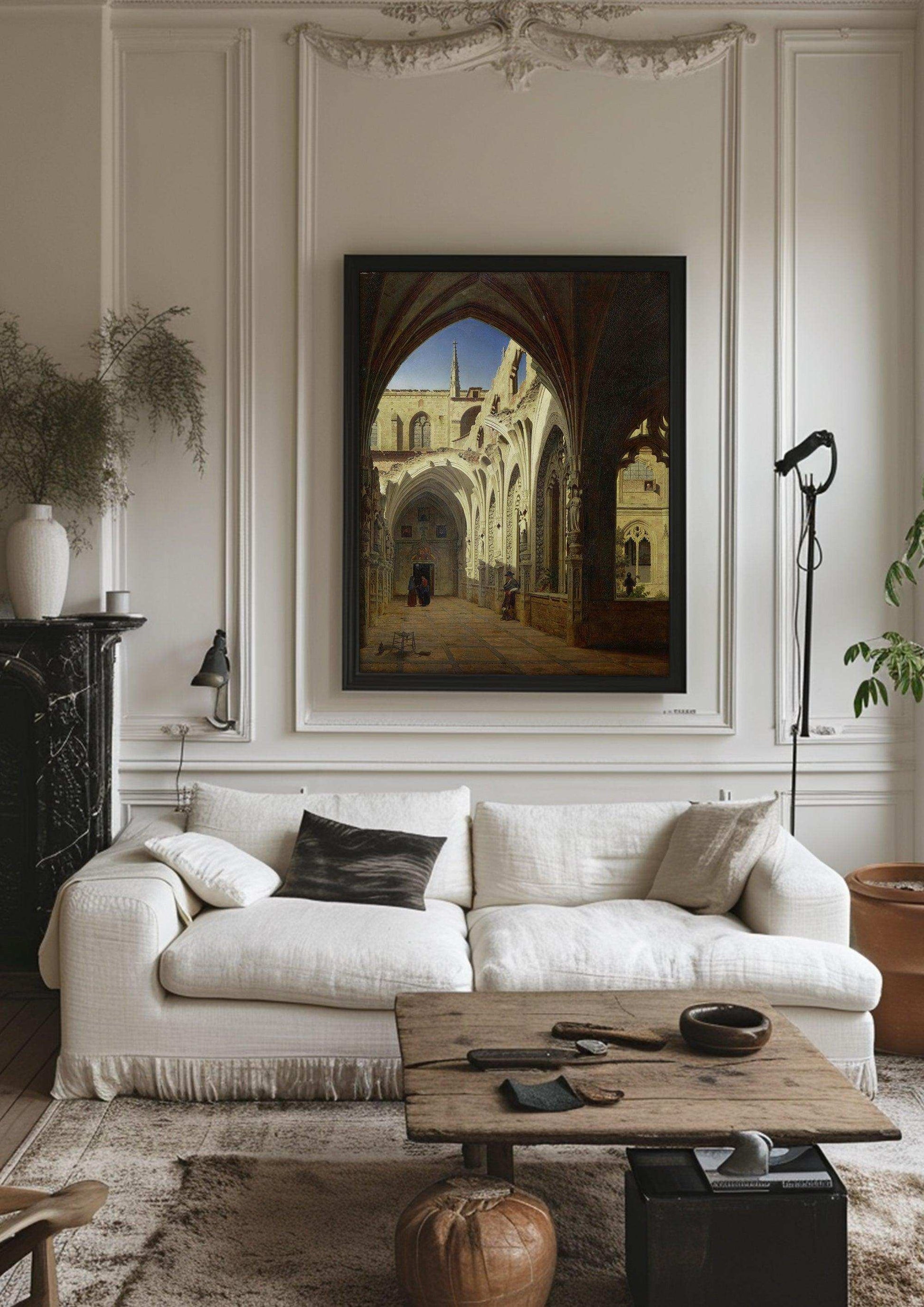 Famous Landscape Paintings,Vintage Canvas Painting Prints,World Famous Paintings Series，Framed canvas prints，Hotel Aisle Living Room Home Decor Art,Giclée Printing Technique