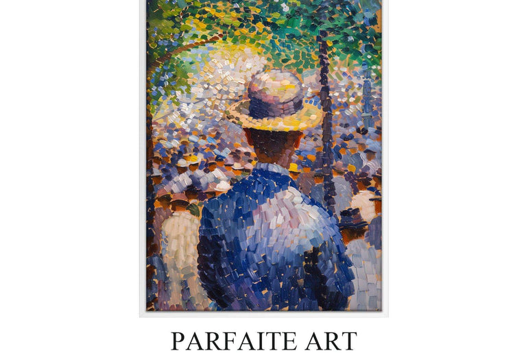 Pointillism Wall Art,Canvas Print PC 4 - ParfaiteArt