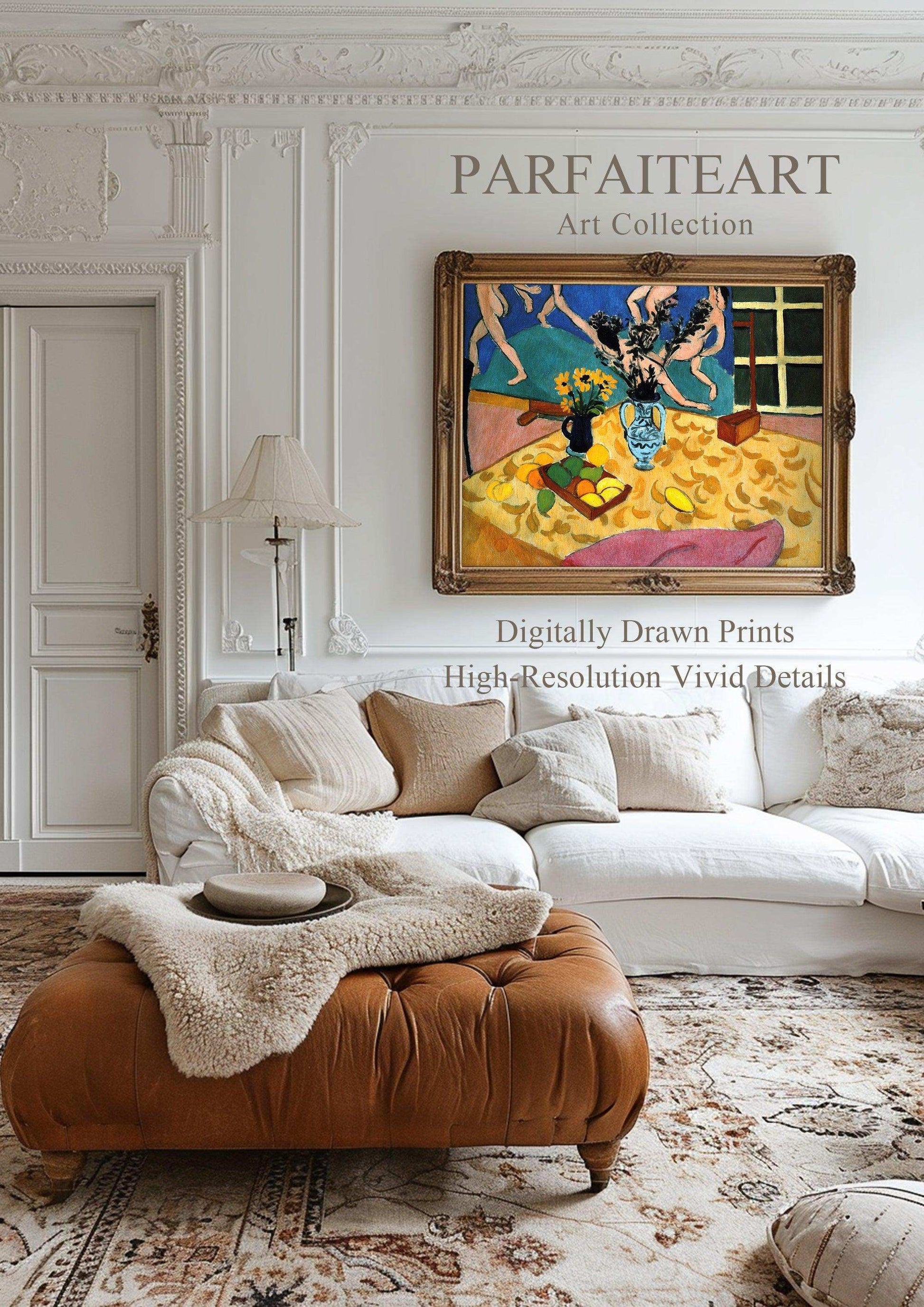 Fauvism,Wall Art,Canvas Print,Framed FC 6 - ParfaiteArt