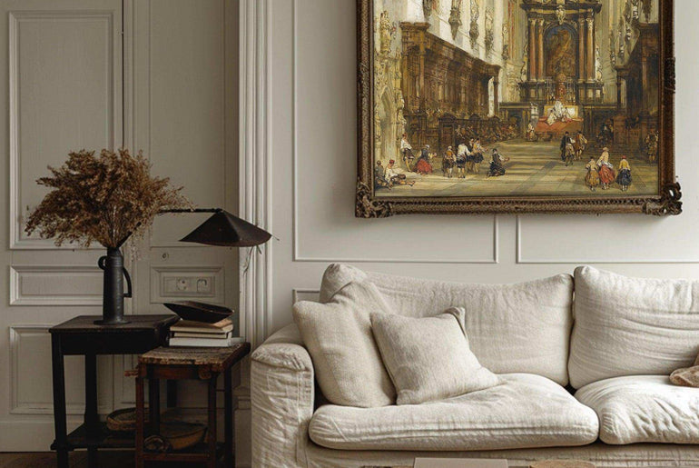 Famous landscape paintings,Vintage Canvas Painting Prints,World Famous Paintings Series，Framed canvas prints，Hotel Aisle Living Room Home Decor Art,Giclée Printing Technique