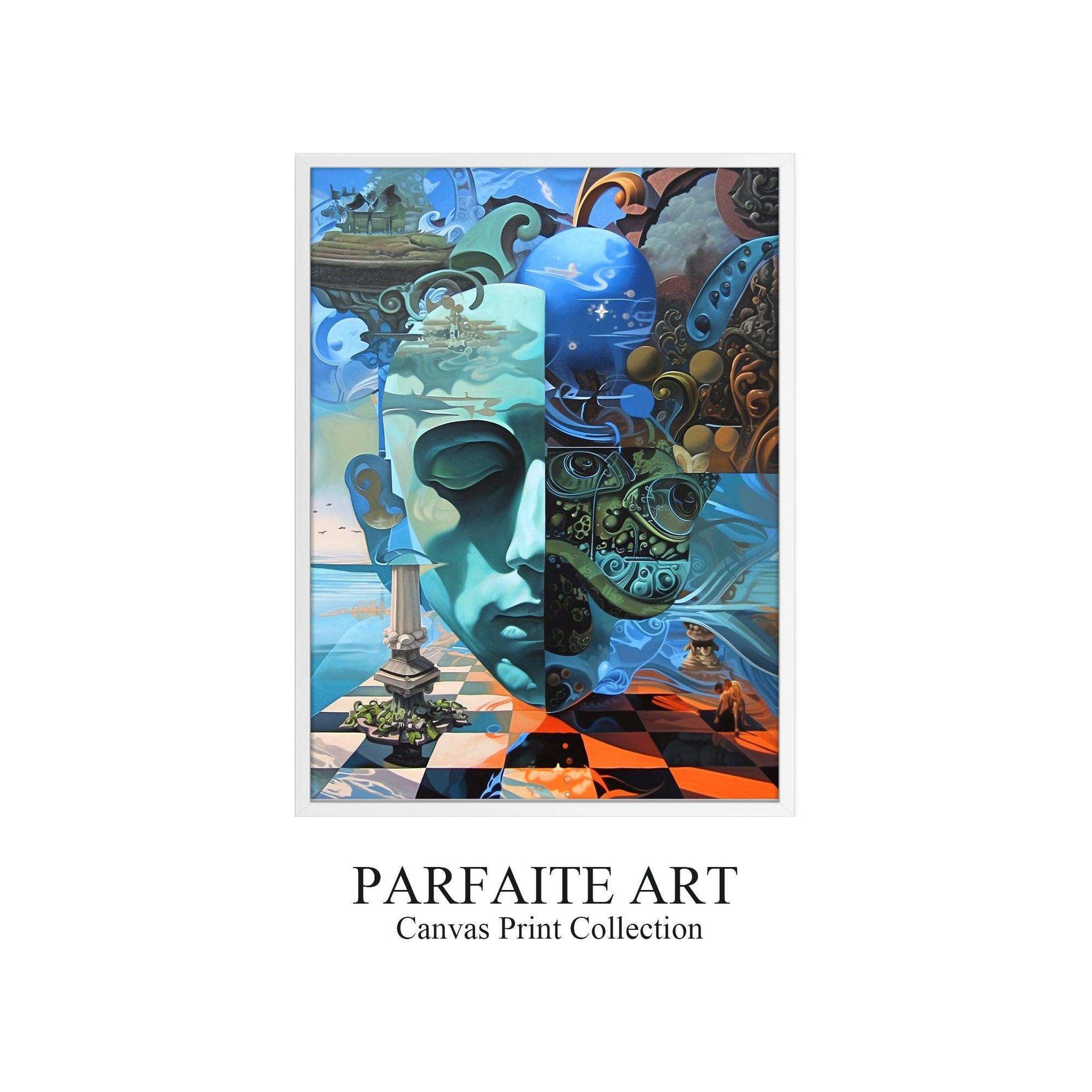 Surrealism,High-Quality Giclée Framed,Poster,Wall Art SPF 20 - ParfaiteArt