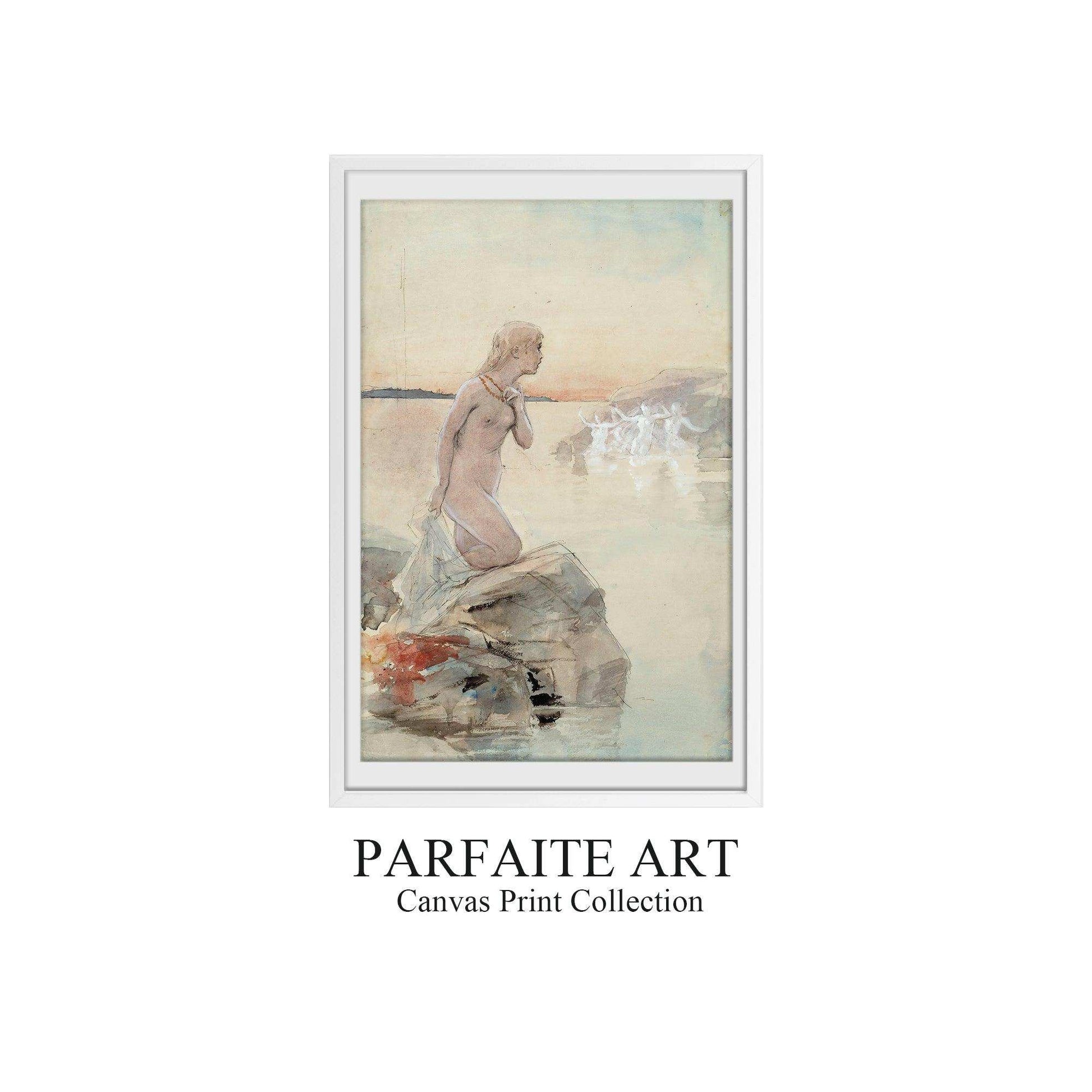 Symbolism,Watercolor,Wall Art,Framed Fine Art Paper SF 1 - ParfaiteArt