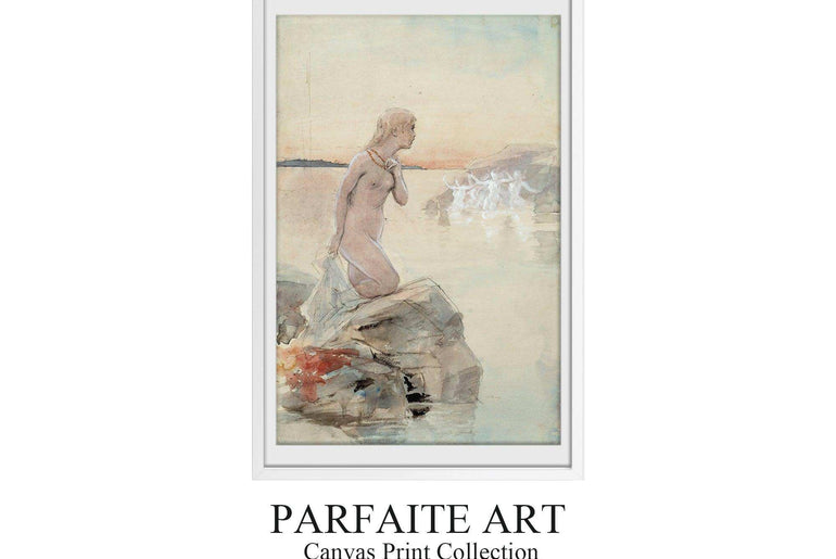 Symbolism,Watercolor,Wall Art,Framed Fine Art Paper SF 1 - ParfaiteArt