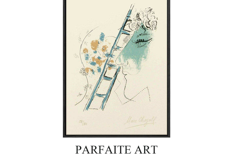 Primitivism,Watercolor,Wall Art,Fine Art Paper Print PF 5 - ParfaiteArt