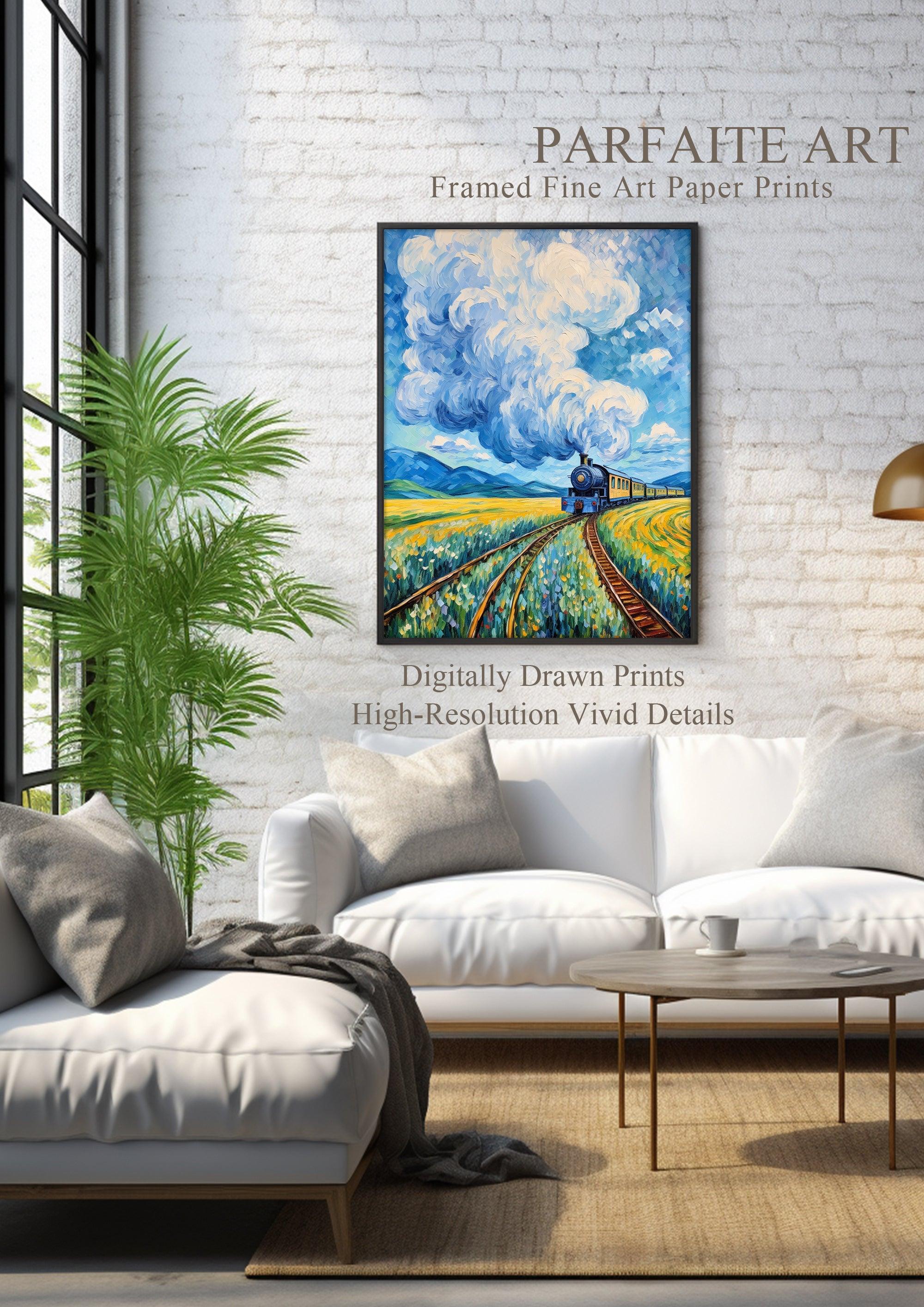 Landscape,Moody Wall Decor, Living Room Decor,High-Quality professional Giclee technique #11