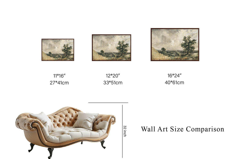 Vintage Giclée Landscape Art Prints ，Iconic Impressionist & Art Deco Inspired Wall Decor #65